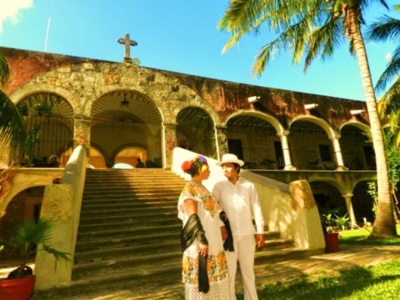 Hacienda Tepich Casa Vargas Merida Exterior photo